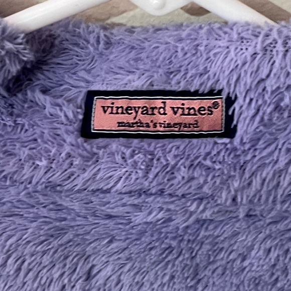 Vineyard vines women’s S purple long sleeve quarter zip fleece - Picture 5 of 5